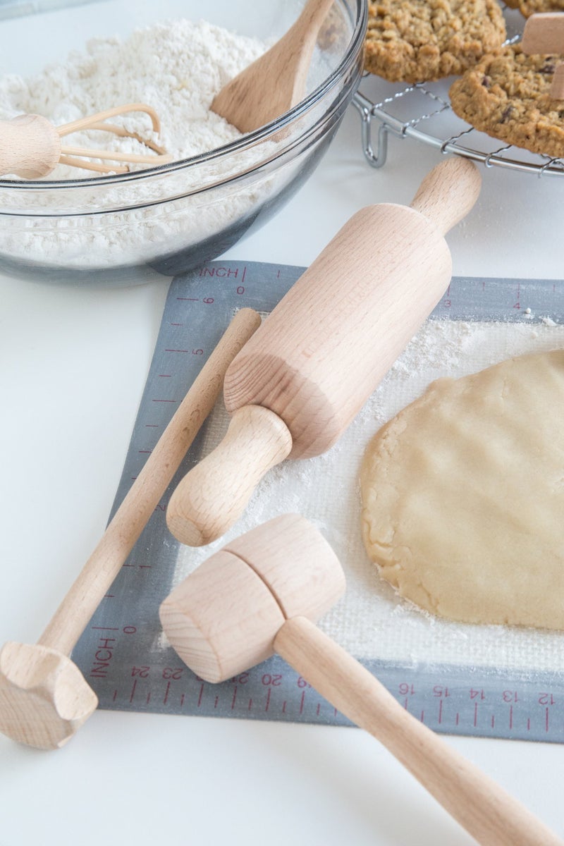 Fox Run Junior Cooking and Baking Tools Set, Wood, 9-Piece - Image 3